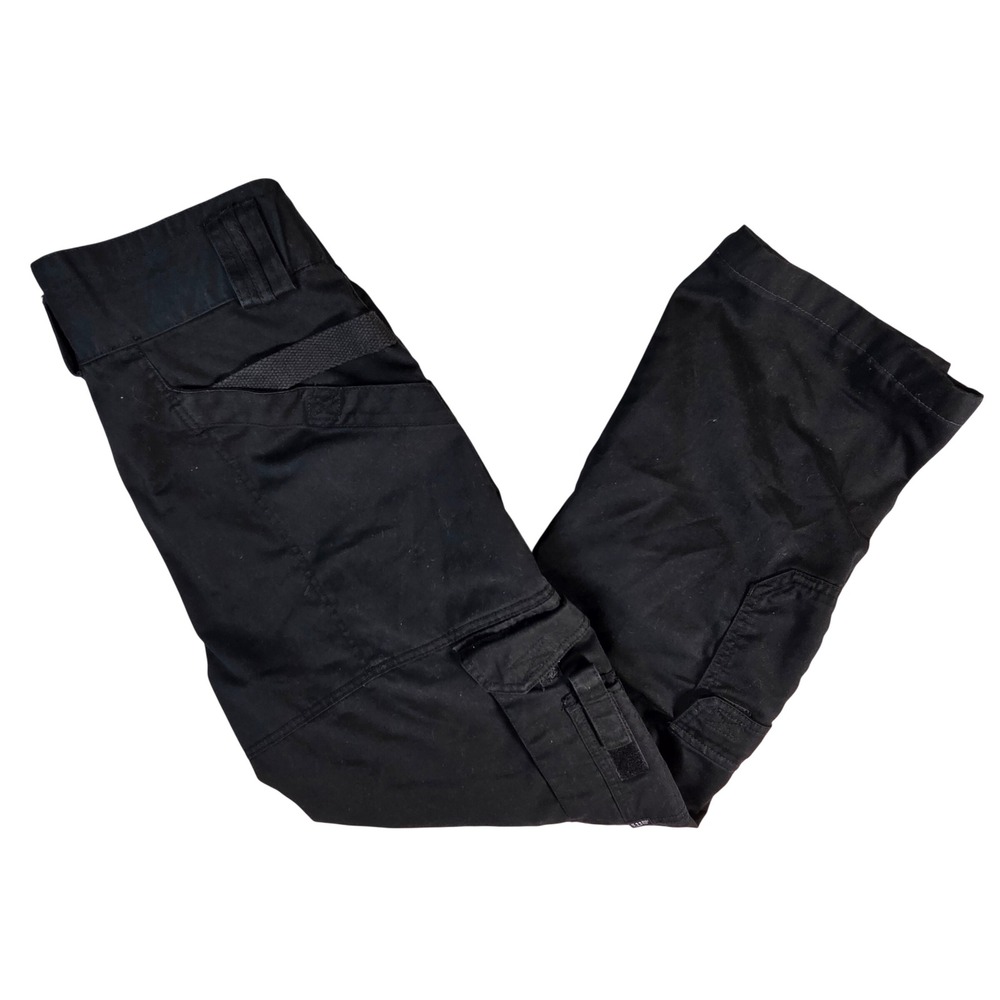 5.11 Tactical Cargo Pants Mens 36x30 Black Good Utility Workwear Trousers